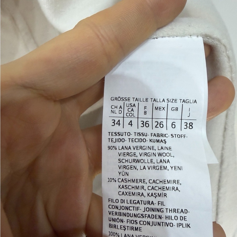 Authentic Max Mara Cream Belted Coat - Picture 6 of 8